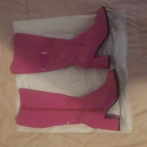 Pink Heel boots